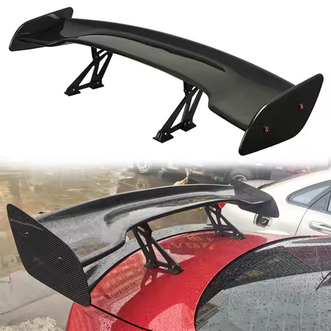 Universal GT Wing Modification Carbon Car Tail Wing 145CM Exterior Modification GT Spoiler Collision