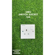 UMS SWTICH SOCKET 13A/SWITCH SOCKET/SWITCH 3PIN/SOCKET 13A