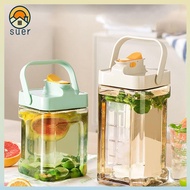 SUERHD Water Bottle with Faucet, 2.3L/3.5L Drinking Bottle Cold Water Bottle,  Bucket Large Capacity