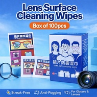 [SG STOCK] Disposable Lens Wiping Paper Glasses Wipes Lens Cloth Wipe Mobile Phone Screen Lens Eyegl