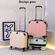 Lightweight Luggage 18inch Fashion Hand Carry Luggage 360° Universal Wheels Suitcase Luggage