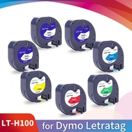 DYMO LetraTag Refills Label Tape Plastic (Compatible) for Dymo LetraTag Clear/White/Red/Yellow/Blue/Green Isi Dymo