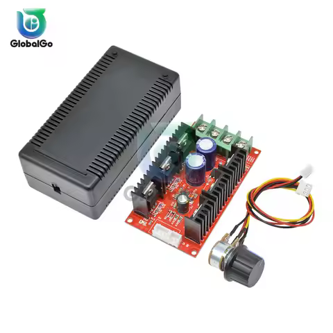 2000W 40A DC Motor Speed Controller DC 12V 24V PWM For RC Car Fan Speed Regulator Adjustable Power C