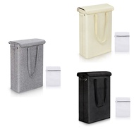 (IPOC) Folding Dirty Laundry Basket Foldable Basket Hamper Bin Bag Hamper with Lid Laundry Storage B