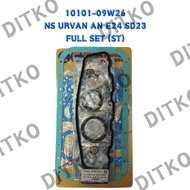 10101-09W26 NS URVAN AN E24 SD23 FULL SET (STEEL)