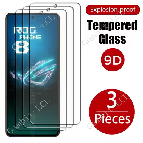 3PCS For ASUS ROG Phone 8 Pro Tempered Glass Protective On ROGPhone8 8Pro Phone8Pro ROG8 6.78" Scree