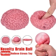 {KUT Department Store} Novelty Squishy Brain Toy Squeezable Fun Toys Relieve Stress Ball Cure Doll Toys For Kids Birthday party Gift Christmas Gift