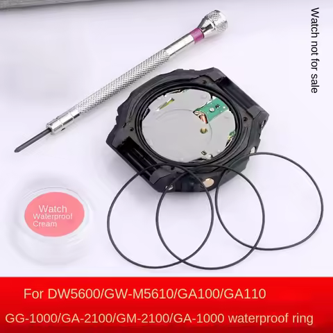 Back cover waterproof ring For Casio GA110/100 GA1000 GA2100 DW5600 GG-1000 MTG-B1000 EFR-303 sealed