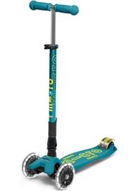 Micro Kickboard - Maxi Deluxe Foldable LED - Three Wheeled, Lean-to-Steer, Fold-to-Carry Swiss-Desig
