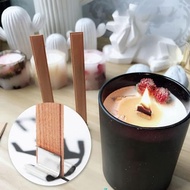 (RSDF) Wood Wicks for Candles Wooden Wicks with Wick Trimmer Cutter Wood Wick Candle Making Kit for 