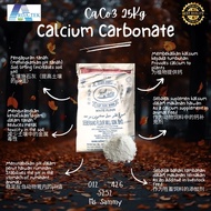 Calcium Carbonate [25Kg] CaCo3 Power - Tambah kalsium untuk tanaman&ternakan - Naikkan pH tanah - St