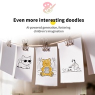 Voice to Image Smart Printer | Children Gift | Instant Drawing Printer |  Safe for Kids AI Sticker B