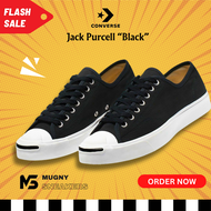 รุ่นฮิต Converse jack purcell black  รองเท้าผ้าใบคอนเวิร์ส แจ็ค สีดำ คลาสสิค