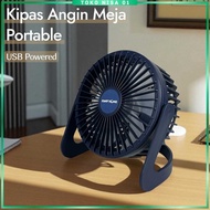TaffHOME Portable Desk Fan USB 5 Inch 2.5W - YZ-007