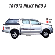 Toyota Hilux Vigo (3) Body Sticker - Grey