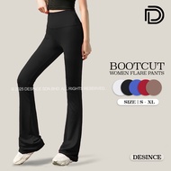 🇲🇾 DESINCE Women Long Pants Bootcut Woman Trousers Bodycon Flare Cut Pants Multi Color Elastic Selua