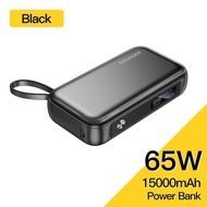 Essager Power Bank 15000mAh Portable Charger Powerbank PD QC 3.0 65W Fast Charge External Battery Mo