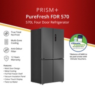 PRISM+ PureFresh FDR 570 | 570L Four Door Refrigerator | True Total No-Frost | Multi-Zone Cooling | 