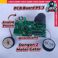MESIN MAINBOARD Controllers STICK PS3 OP + ANALOG PLASTIK + MOTOR GETAR + BATERAI