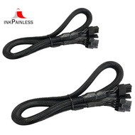 2 Pack 8 PIN TO 8 Pin (6+2) PCIE VGA Supply Cable Flex for  Supernova 650 750 850 1000 1600 2000 G2 