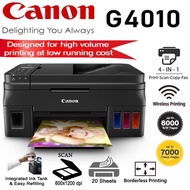 Printer Canon G4010 All-in-One (Print/Copy/Scan/Fax/Wifi) Printer