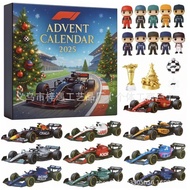New Product F1 Advent Calendar 2025 Advent Calendar Christmas Gift Racing Theme Mystery Box [Coupon 