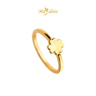 MASDORA 999 Gold Ring Rings Cincin Emas ~ Golden Four-Leaf (EMAS 999/24K)