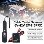 Automotive EM415PRO Scanner 6V-42V Cable Power Detector Checker Tool Tracer