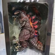 NECA ฟิล์มติดกล่องรุ่น2016 Real Godzilla,โมเดลของเล่นทำมือรูปไดโนเสาร์ Godzilla สามารถเคลื่อนย้ายได้
