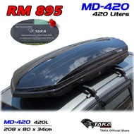 Taka Roof Box MD-420 Ultra Slim Design Storage Carrier