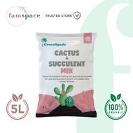 [Best Selling] FS - Green Spade - Cactus and Succulent Mix 5L