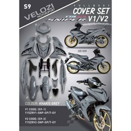 💥 COVER SET FOR YAMAHA Y15ZR V1/V2 ( SNIPER - GP150 / TANAM / GREY ) 💯 ORIGINAL VELOZI 💥