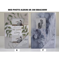 MID Photo Pocket Album Picture Holder 4R-300/Pemegang Gambar Album Foto MiD 4R 300 Poket dengan Ting