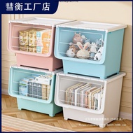 DR.STORAGE 28L/40L/60L Large Capacity Storage Box With Transparent Lid Stackable Toy Snack Storage C