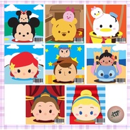 8pcs Tsum Tsum Series DIY Paint By Numbers Small Size Number Painting (20x20cm)