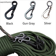 warmhomeiw 10Pcs Mini Carabiner Keychain Snap Hook EDC Survival Camping Climbing Gear MEI