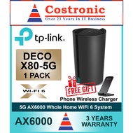 TP-LINK Deco X80-5G 5G Whole Home Wi-Fi 6 Gateway ( DECO X80 5G Pack of 1 ) - 3 Year Local TP-Link Warranty