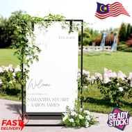 Wedding Welcome Arch Stand Black Metal Floor Easel Stand Backdrop Arch Frame Party Heavy Duty Easel 