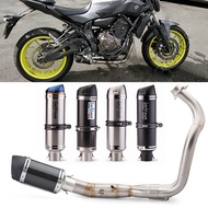 FZ07 MT07 Motorcycle Exhaust System LeoVince Exhaust Muffler Slip-on For Yamaha MT-07 FZ-07 2014-202