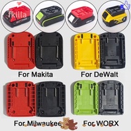 FKILLA Battery Connector, ABS Portable DIY Adapter, Durable Holder Base for Makita/DeWalt/WORX/Milwa