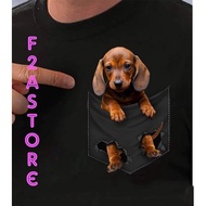 Dog T-SHIRT IN A POCKET CUTE-A SCREEN PRINTING F2ASTORE