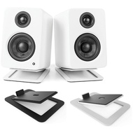 實體店鋪(1 pcs $168 / 1 Pair $238)  Desktop Speaker Stands / Stand for Large Bookshelf Speakers &amp; Full-Size 5”-7” Studio Monitors | Harmon Kardon, Polk, JBL, KEF, Klipsch, Sony, Sonos, Samsung, Mi小米(White / Black) 卓上喇叭音箱揚聲器音響支架  喇叭架   書架喇叭 喇叭腳架 黑色/白色