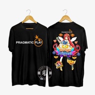 T-shirt Kaos Distro Motif Pragmatic Play Starligh Princes Atasan Pria