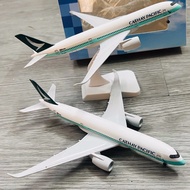 CATHAY PACIFIC AIRBUS A350-900 AIRBUS AIRCRAFT MODEL EXTREMELY BEAUTIFUL HIGH QUALITY METAL FOR DISP