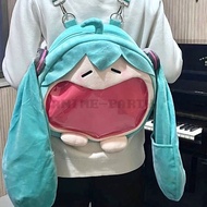 Kawaii Anime Hatsune Miku Cosplay Plush Backpack Ita Bag Women Bag Shool Student Men Velvet Shoulder