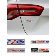 New Product Applicable Ford Mondeo Explorer RACING RACING Metal Car Sticker RS ST Tail Label Car Alu