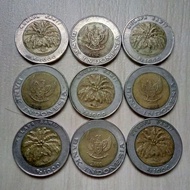 UANG LOGAM 1000 RUPIAH KOIN TAHUN 1996 - KELAPA SAWIT