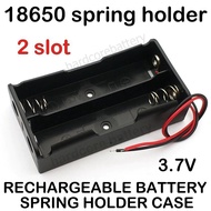 18650 Battery spring Holder 2 Slot Case Storage Box Casing holder 2S 3S 4S With Wire 3.7v 7.4v 11.1v 14.8v Series DIY