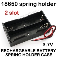 18650 Battery spring Holder 2 Slot Case Storage Box Casing holder 2S 3S 4S With Wire 3.7v 7.4v 11.1v