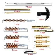 ☾16PCS/Set  Cleaning Kit for Hunting Rifle Pistol .22/.357/.38/9mm/.40/.45 Cal Portable Gun Cle^b.3